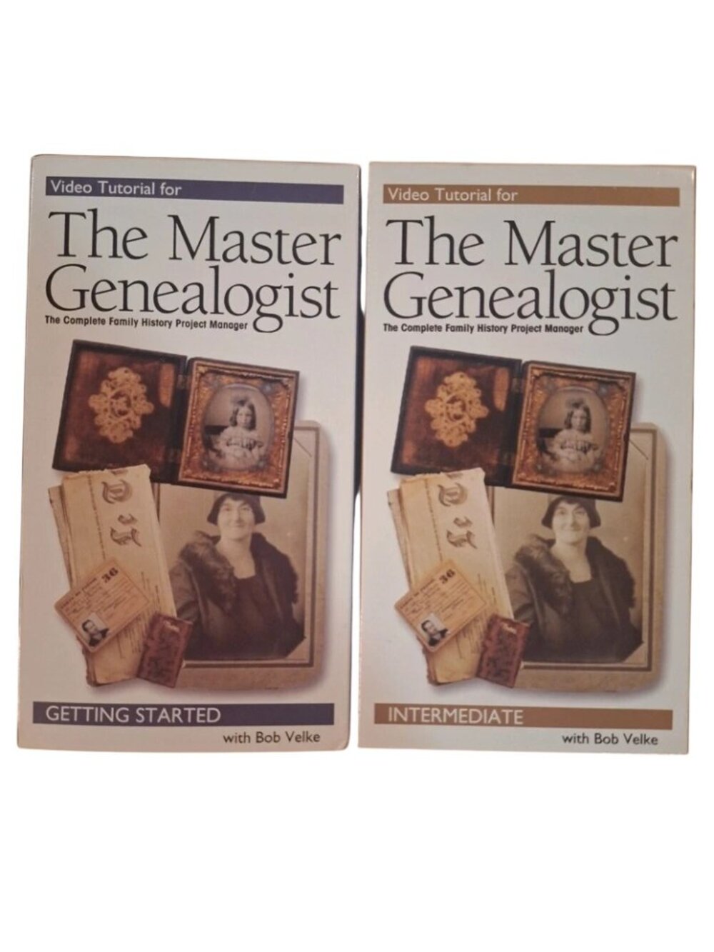 The Master Genealogist Getting Started Intermediate Tutorial VHS Bob Velke